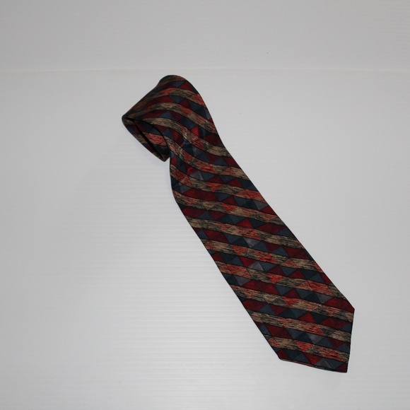 Benchmark Mens Tie,100% Silk - Picture 1 of 5